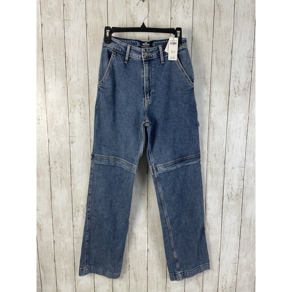 Hollister Ultra high rise dad jeans size 3R w26 L31 Vintage stretch NWT